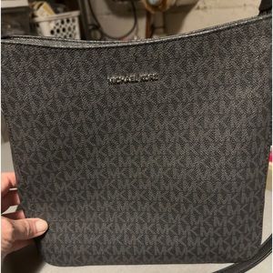 Michael Kors large messenger bag in black
